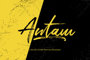 Antam Script: A Handwritten Typeface for Editorial Elegance