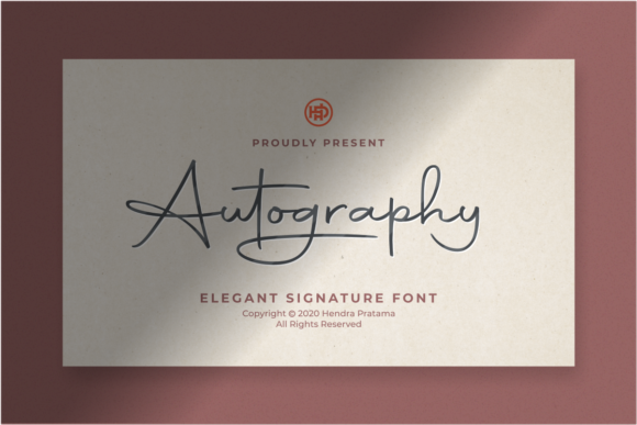 Autography: A Fresh Signature Font for Modern Brand Design