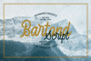 Bartond Script: A Beautiful Typeface for Editorial Design