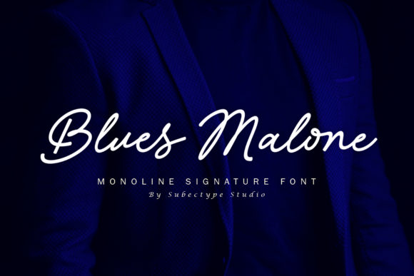 Blues Malone Font for Elegant Design