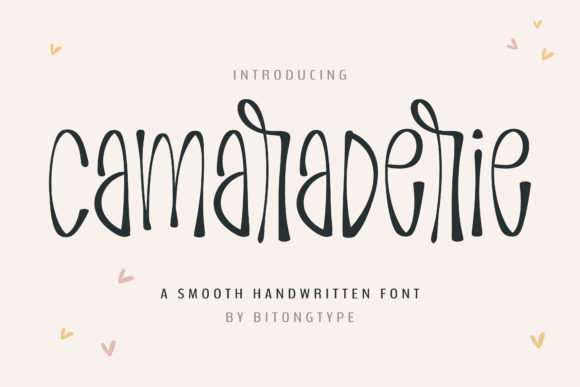 Camaraderie Font Review: A Quirky Handwritten Typeface for Creative Brands