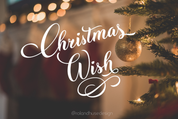Christmas Wish Font: A Polished Touch for Your Brand