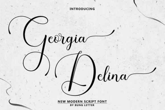 Georgia Delina: A Romantic Font for Web Design
