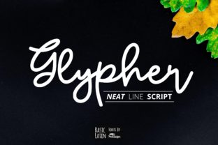 Glypher: A Handwritten Typeface That Elevates Your Campaign Visuals