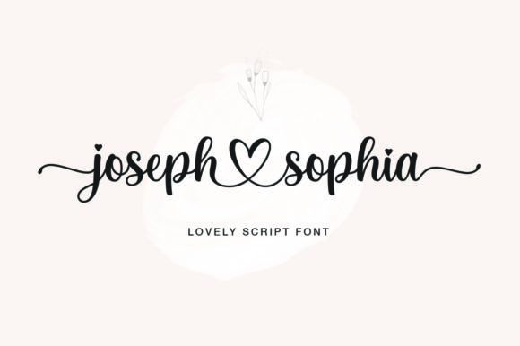 Joseph Sophia Font: A Script Amp Typeface That Elevates Campaign Design