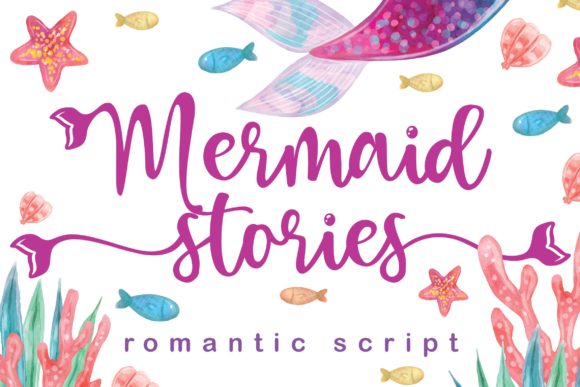 Mermaid Stories Font: A Script Amp for Editorial Magic