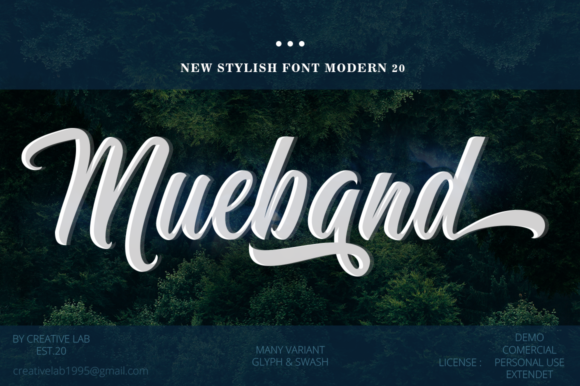 Mueband: A Handwritten Typeface That Elevates Editorial Design