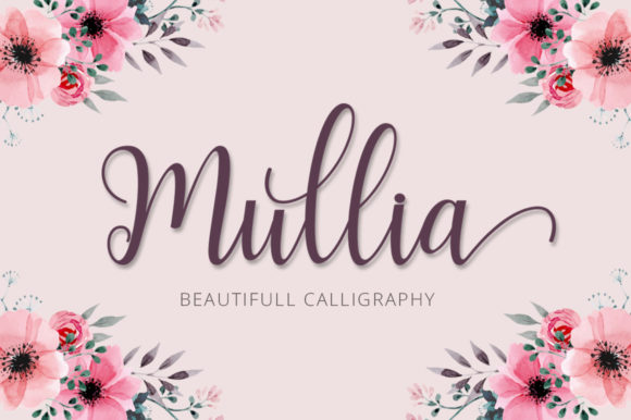 Mullia Font: A Sweet Script for Creative Makers