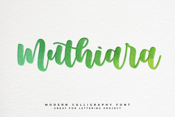 Muthiara: A Timeless Script Font