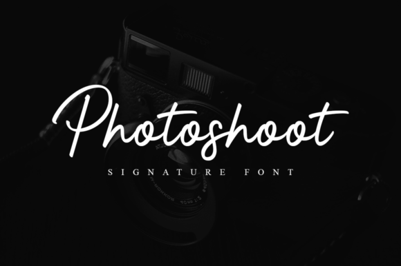 Photoshoot Font: Elegant Script for Makers