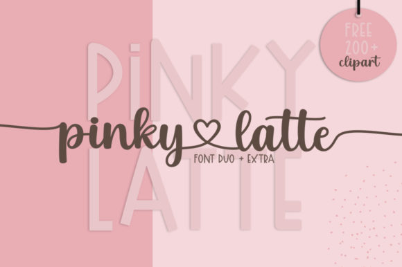 Pinky Latte Font for Business