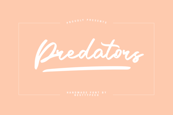 Predators Font Review: A Versatile Handwritten Typeface for Creative Projects