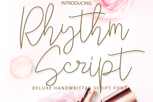 Rhythm Script: A Handwritten Typeface for Editorial Elegance