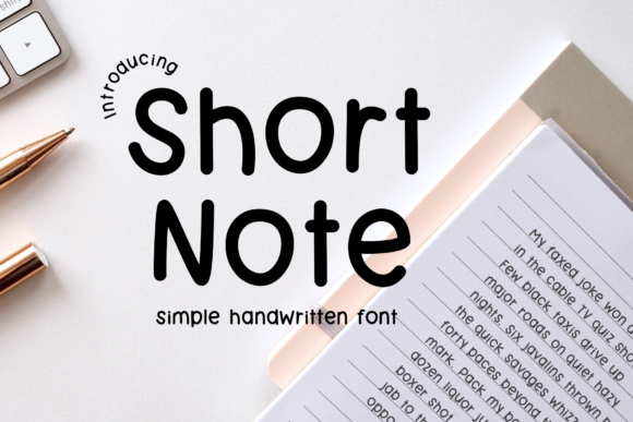 Short Note Font Review