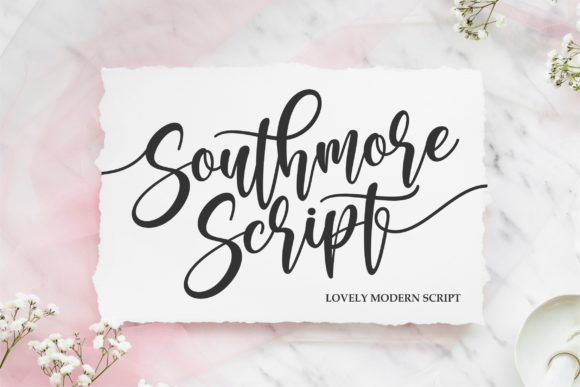 Southmore Font: Elegant Script for Editorial Design