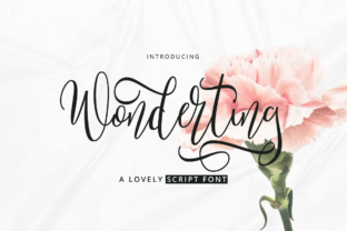 Wonderting Script: A Playful Typeface for Editorial Design